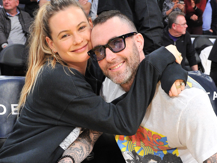 Adam Levine and Behati Prinsloo  Together