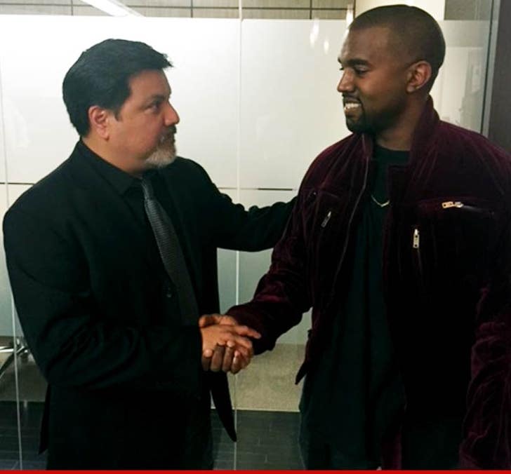 Kanye West Settles Paparazzi Beatdown Case with Apology :: 0407-kanye-daniel-shaking-hands-tmz-nowm-2