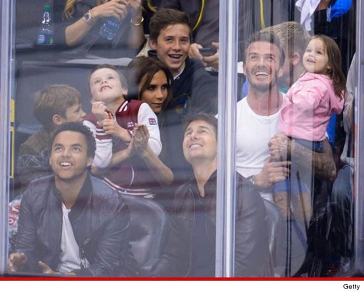 Tom Cruise David Beckham -- The Kings Game Face-Off :: 0528-tom-connor-beckham-getty-3
