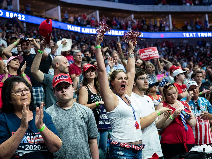 Crowded Trump Rally