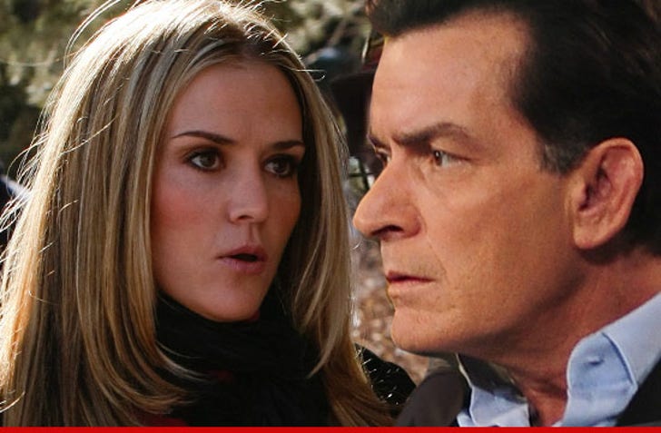 Brooke Mueller AT WAR With Charlie Sheen Over Twins :: 1214-brooke-mueller-charlie-sheen-getty-article-1