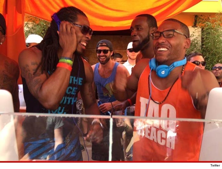 Richard Sherman -- DJ's Vegas Bikini Rager With Brody Jenner :: 0406-brody-jenner-sherman-twitter-6